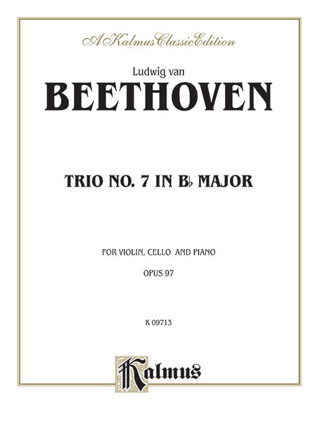 Piano Trio No. 7, Opus 97 in B-flat Major 貝多芬 鋼琴 三重奏 作品 | 小雅音樂 Hsiaoya Music