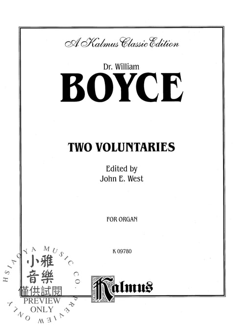 Two Voluntaries 玻伊斯 | 小雅音樂 Hsiaoya Music