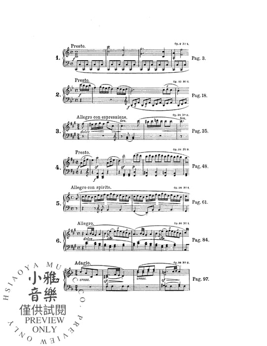 Piano Sonatas, Volume I (Nos. 1-7) 克雷門悌穆奇歐 鋼琴 奏鳴曲 | 小雅音樂 Hsiaoya Music