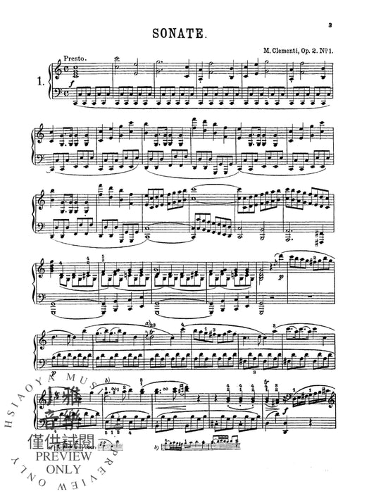 Piano Sonatas, Volume I (Nos. 1-7) 克雷門悌穆奇歐 鋼琴 奏鳴曲 | 小雅音樂 Hsiaoya Music