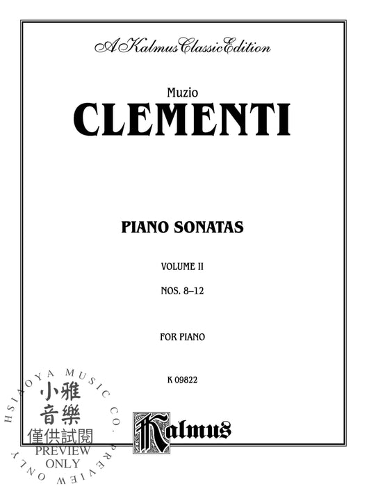 Piano Sonatas, Volume II (Nos. 8-12) 克雷門悌穆奇歐 鋼琴 奏鳴曲 | 小雅音樂 Hsiaoya Music