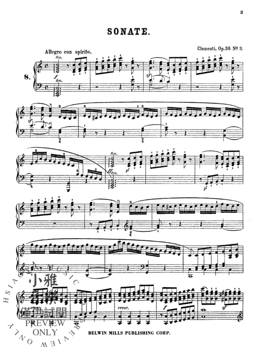 Piano Sonatas, Volume II (Nos. 8-12) 克雷門悌穆奇歐 鋼琴 奏鳴曲 | 小雅音樂 Hsiaoya Music