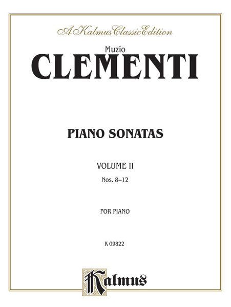 Piano Sonatas, Volume II (Nos. 8-12) 克雷門悌穆奇歐 鋼琴 奏鳴曲 | 小雅音樂 Hsiaoya Music