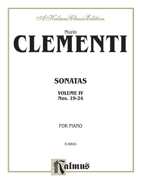 Piano Sonatas, Volume IV (Nos. 19-24) 克雷門悌穆奇歐 鋼琴 奏鳴曲 | 小雅音樂 Hsiaoya Music
