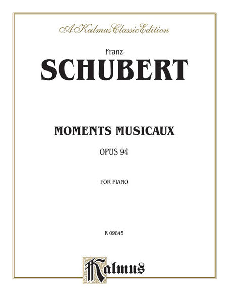 Moments musicaux, Opus 94 舒伯特 樂興之時作品 | 小雅音樂 Hsiaoya Music