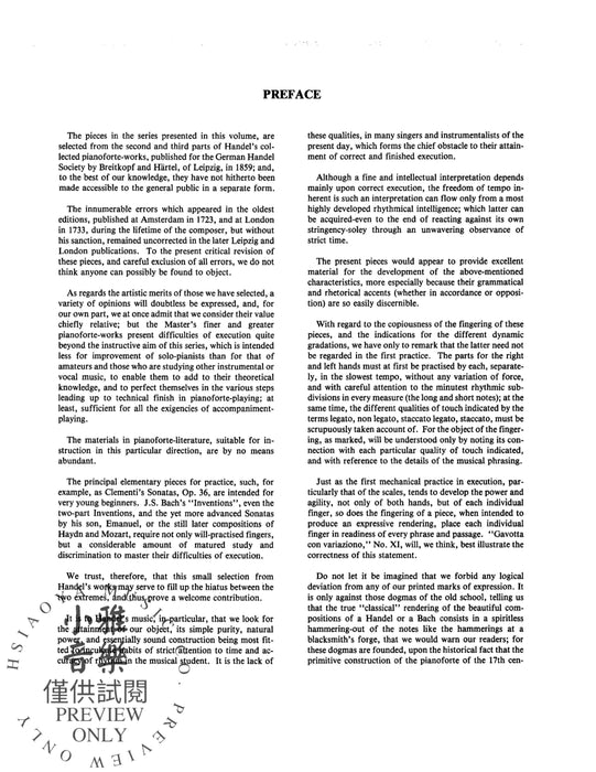 Twelve Easy Pieces 韓德爾 小品 | 小雅音樂 Hsiaoya Music