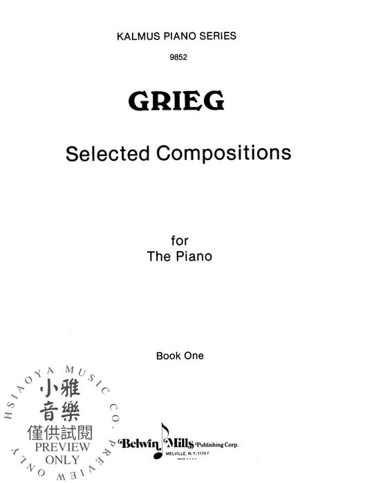 Selected Compositions, Volume I 葛利格 | 小雅音樂 Hsiaoya Music