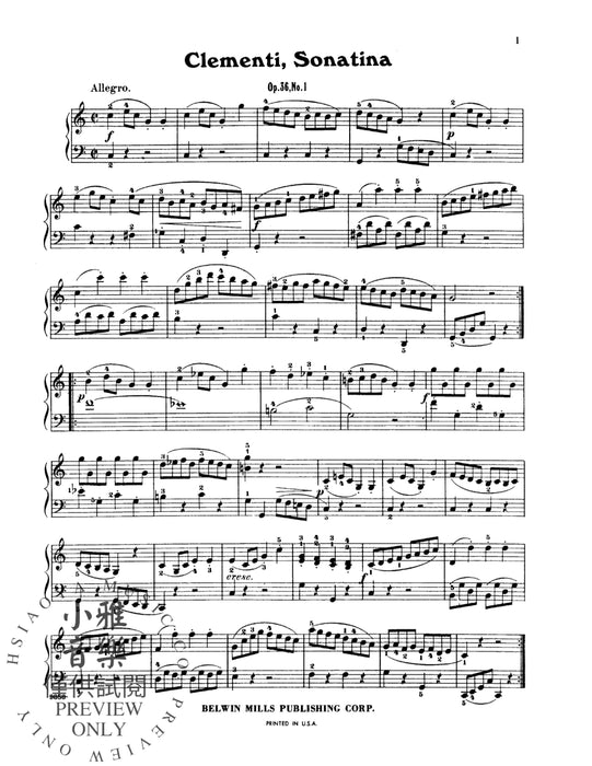 Thirty-Two Sonatinas & Rondos (Kleinmichel) 小奏鳴曲 迴旋曲 | 小雅音樂 Hsiaoya Music