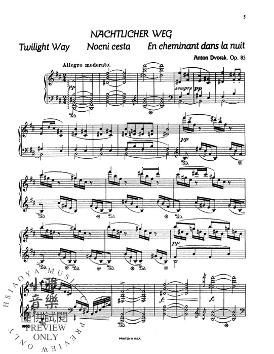 Poetical Tone Pictures, Opus 85 德弗札克 作品 | 小雅音樂 Hsiaoya Music