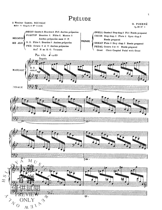 Three Pieces, Opus 29 小品 作品 | 小雅音樂 Hsiaoya Music