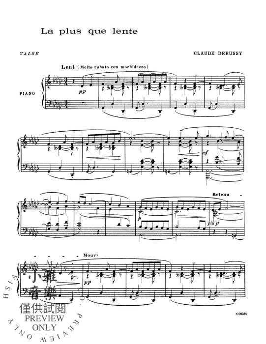 La plus que lente 德布西 | 小雅音樂 Hsiaoya Music