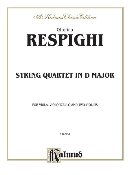 String Quartet in D Major (1907) 雷斯匹基 弦樂四重奏 | 小雅音樂 Hsiaoya Music