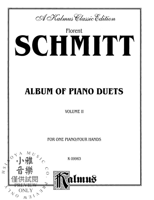 Album of Piano Duets, Volume II 施米特,弗洛杭 鋼琴 二重奏 | 小雅音樂 Hsiaoya Music