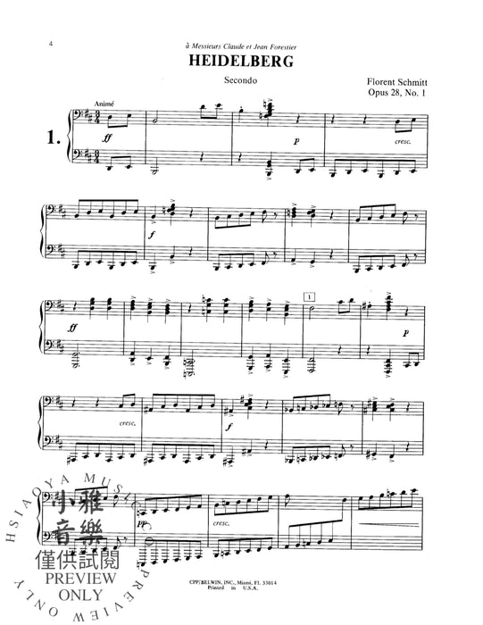 Album of Piano Duets, Volume II 施米特,弗洛杭 鋼琴 二重奏 | 小雅音樂 Hsiaoya Music