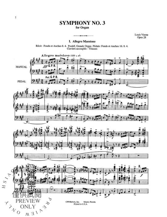 Symphony No. 3, Opus 28 交響曲 作品 | 小雅音樂 Hsiaoya Music