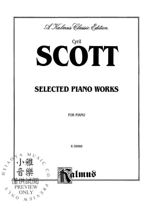 Selected Piano Works 斯考特西利爾 鋼琴 | 小雅音樂 Hsiaoya Music