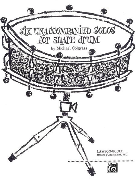 Six Unaccompanied Solos for Snare Drum 無伴奏獨奏 鼓 | 小雅音樂 Hsiaoya Music