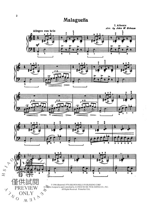 Malagueña | 小雅音樂 Hsiaoya Music