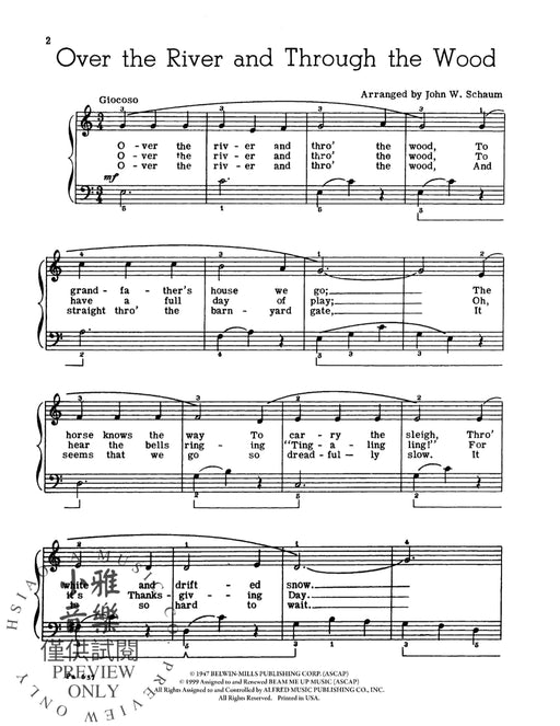 Over the River and Through the Wood | 小雅音樂 Hsiaoya Music