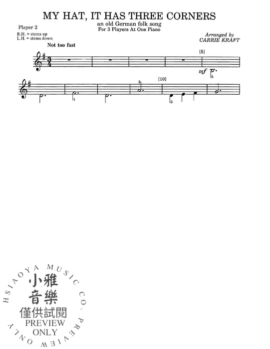 My Hat, It Has Three Corners | 小雅音樂 Hsiaoya Music