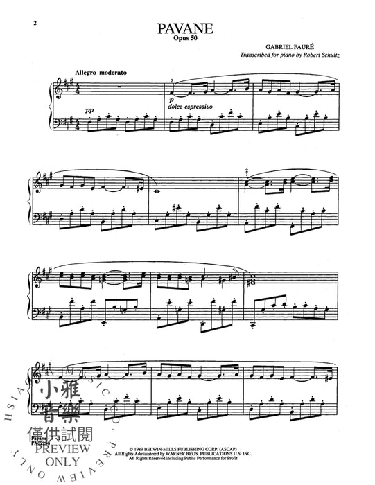 Pavane, Opus 50 帕凡 作品 | 小雅音樂 Hsiaoya Music