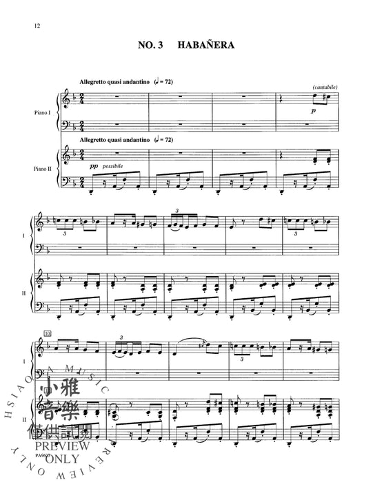 Carmen A Concert Suite for Two Pianos/Four Hands 比才 卡門 音樂會 組曲 鋼琴四手聯彈 | 小雅音樂 Hsiaoya Music