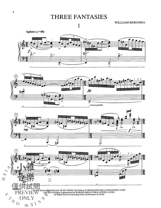 Three Fantasies 幻想曲 | 小雅音樂 Hsiaoya Music