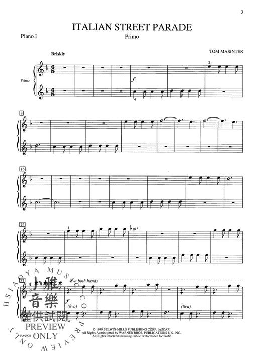 Italian Street Parade 遊行 | 小雅音樂 Hsiaoya Music