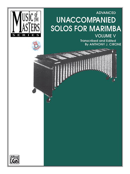 Music of the Masters, Volume V: Unaccompanied Solos for Marimba 無伴奏獨奏 馬林巴琴 | 小雅音樂 Hsiaoya Music