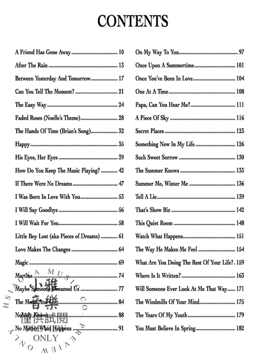 The Michel Legrand Songbook | 小雅音樂 Hsiaoya Music