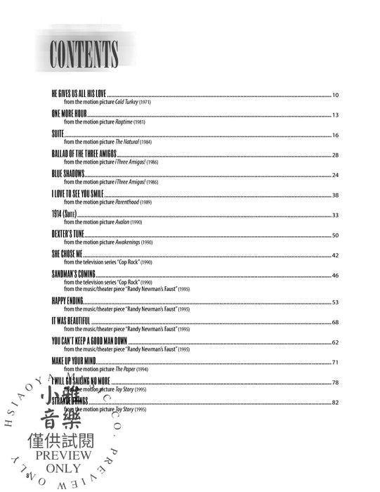 Randy Newman: Anthology, Volume 2: Music for Film, Television, and Theater | 小雅音樂 Hsiaoya Music