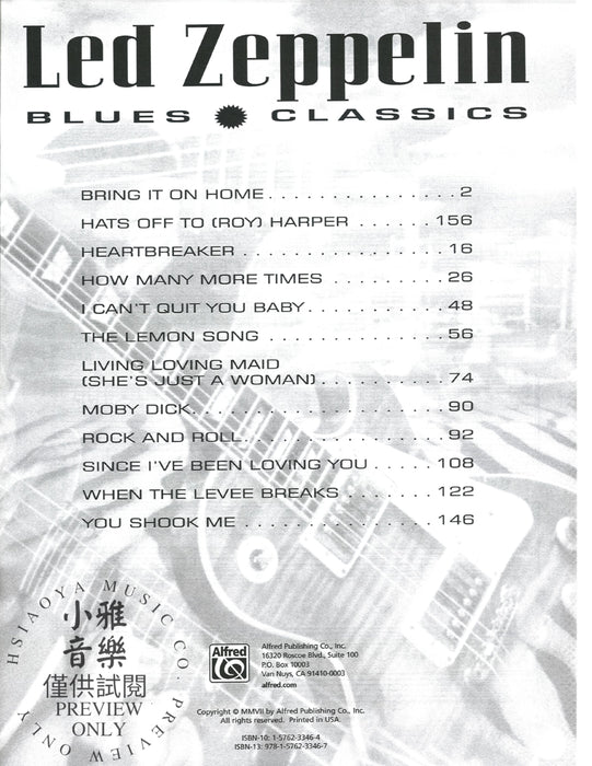 Led Zeppelin: Blues Classics 藍調 | 小雅音樂 Hsiaoya Music