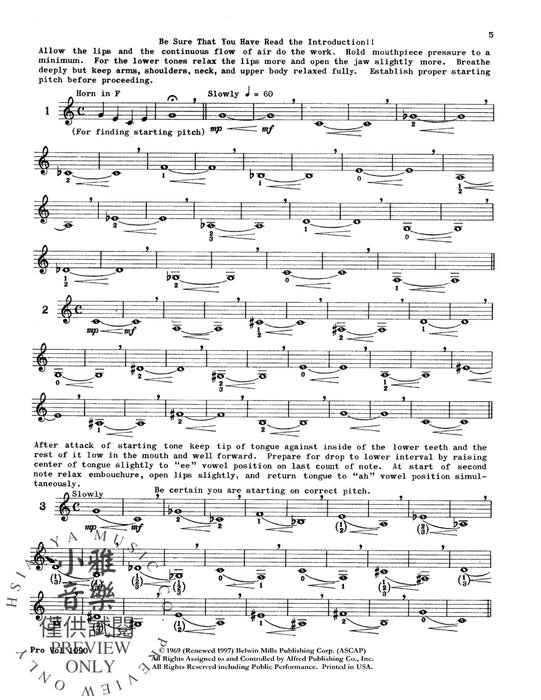 The Embouchure Builder | 小雅音樂 Hsiaoya Music