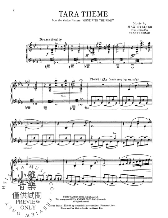 Tara Theme (My Own True Love) From the Motion Picture Gone with the Wind 主題 管樂 | 小雅音樂 Hsiaoya Music