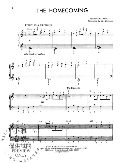 The Homecoming | 小雅音樂 Hsiaoya Music