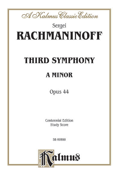 Third Symphony in A Minor, Opus 44 拉赫瑪尼諾夫 交響曲 作品 總譜 | 小雅音樂 Hsiaoya Music