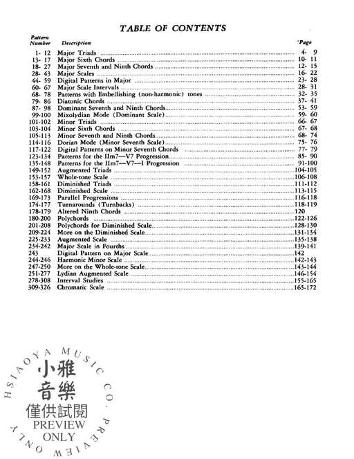 Patterns for Jazz: A Theory Text for Jazz Composition and Improvisation 爵士音樂 即興演奏 | 小雅音樂 Hsiaoya Music