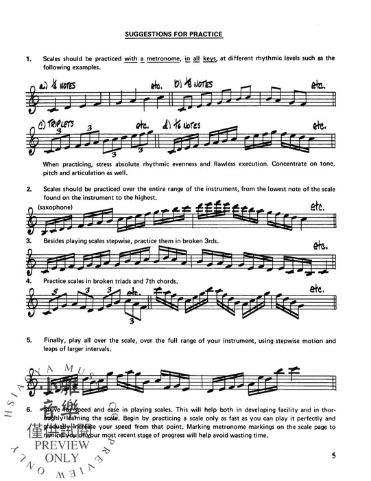 Scales for Jazz Improvisation 即興演奏 | 小雅音樂 Hsiaoya Music