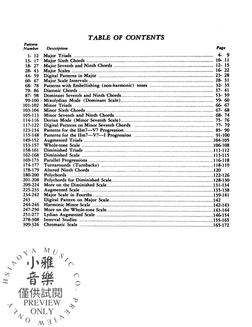 Patterns for Jazz: A Theory Text for Jazz Composition and Improvisation 爵士音樂 即興演奏 | 小雅音樂 Hsiaoya Music