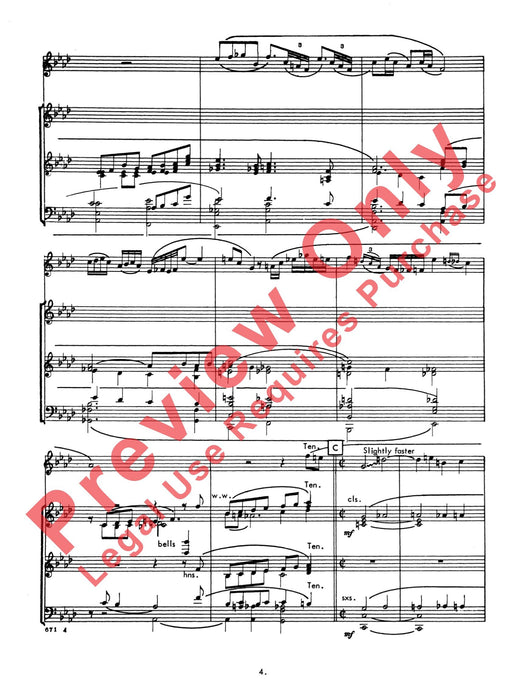 Persuasion Alto Saxophone Solo Feature 中音薩氏管獨奏 總譜 | 小雅音樂 Hsiaoya Music