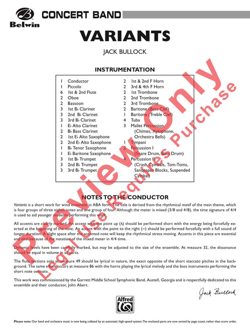 Variants 詠唱調 總譜 | 小雅音樂 Hsiaoya Music