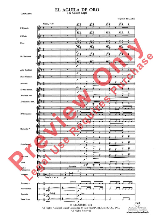 El Aguila de Oro The Golden Eagle 總譜 | 小雅音樂 Hsiaoya Music