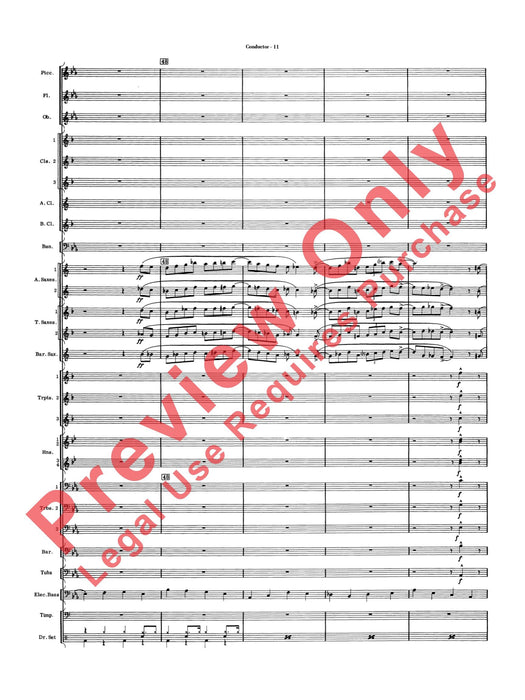 Five to Go Sax Section Feature 樂節 總譜 | 小雅音樂 Hsiaoya Music