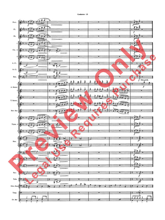 Five to Go Sax Section Feature 樂節 總譜 | 小雅音樂 Hsiaoya Music