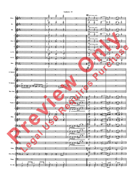 Five to Go Sax Section Feature 樂節 總譜 | 小雅音樂 Hsiaoya Music