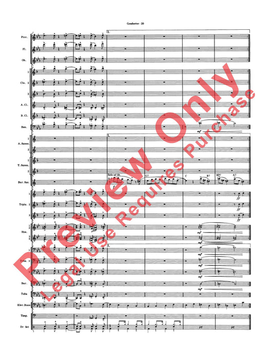 Five to Go Sax Section Feature 樂節 總譜 | 小雅音樂 Hsiaoya Music