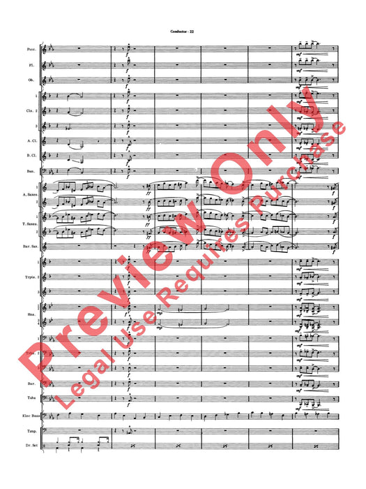 Five to Go Sax Section Feature 樂節 總譜 | 小雅音樂 Hsiaoya Music