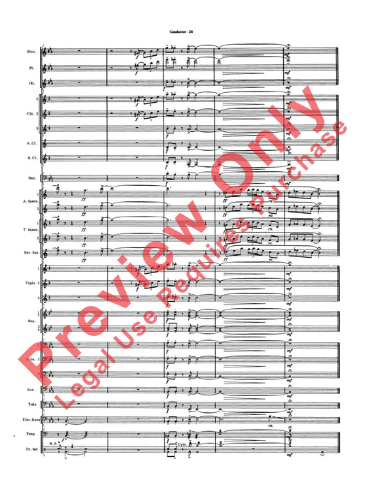 Five to Go Sax Section Feature 樂節 總譜 | 小雅音樂 Hsiaoya Music