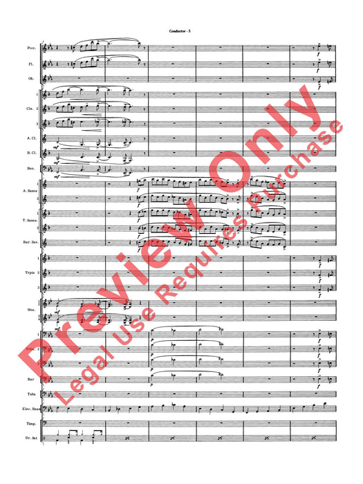 Five to Go Sax Section Feature 樂節 總譜 | 小雅音樂 Hsiaoya Music