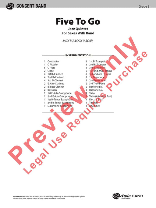 Five to Go Sax Section Feature 樂節 | 小雅音樂 Hsiaoya Music